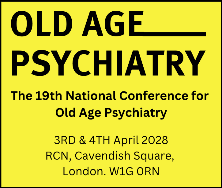 Ticket for Old Age Psychiatry 2028